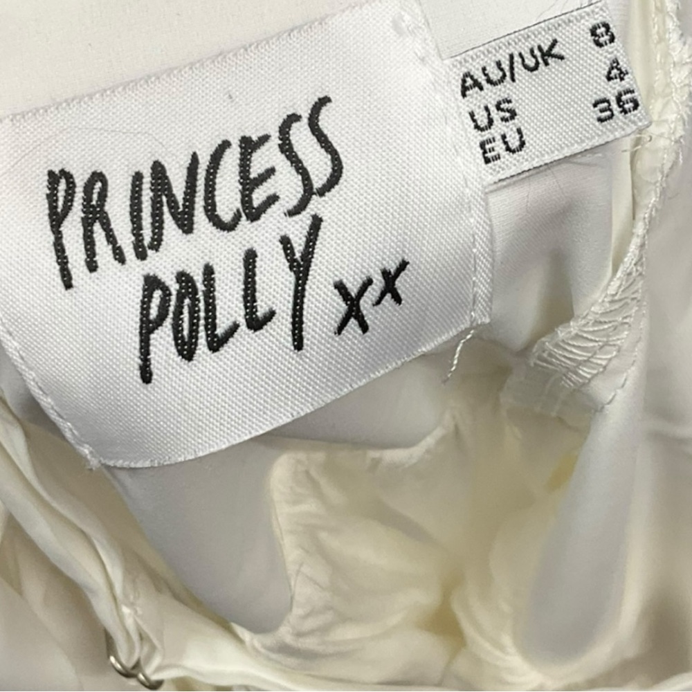 Princess Polly Arialena Mini‎ Dress White Size Small - Picture 6 of 6